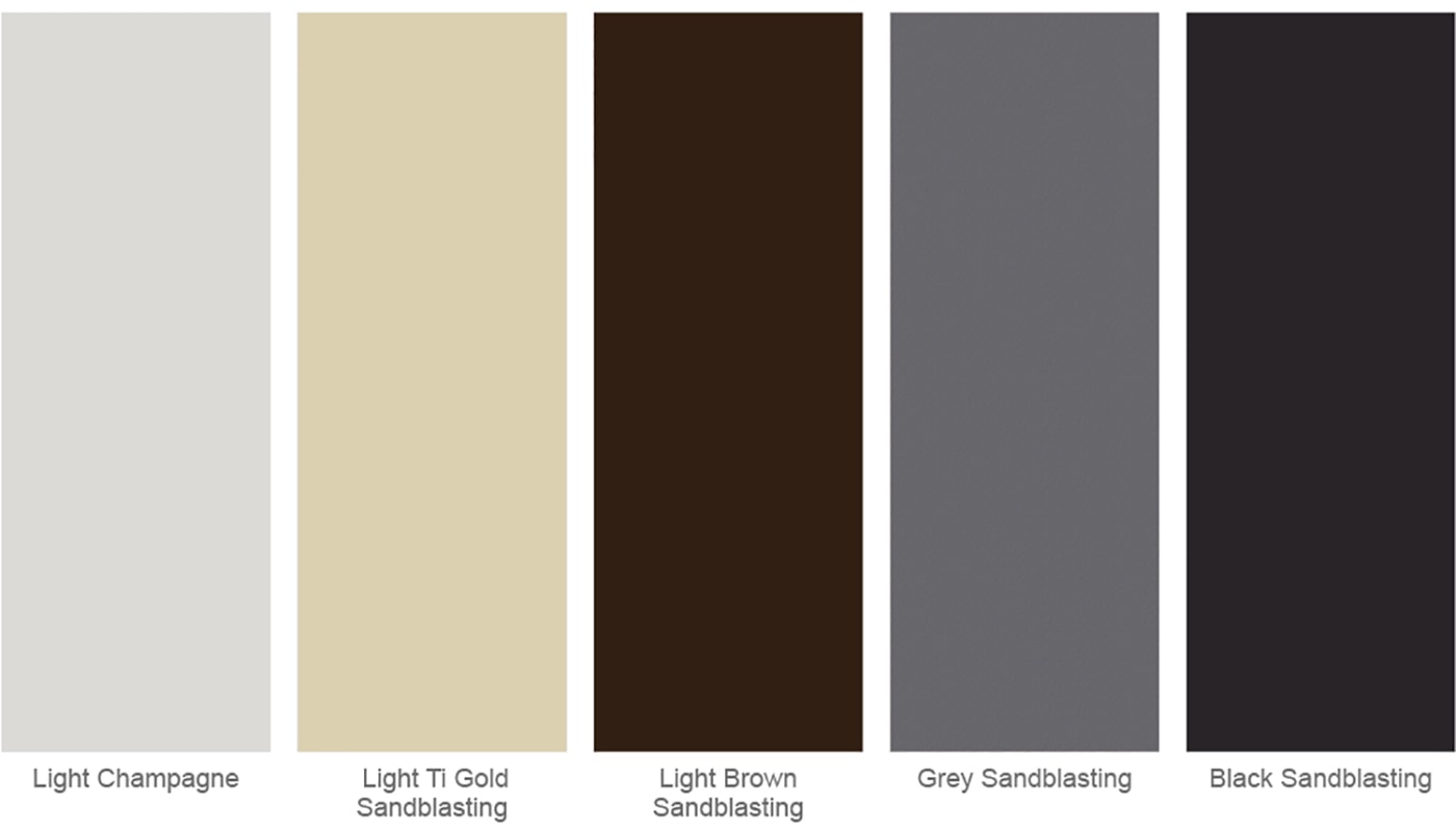 Aluminium Window Frame Color Options